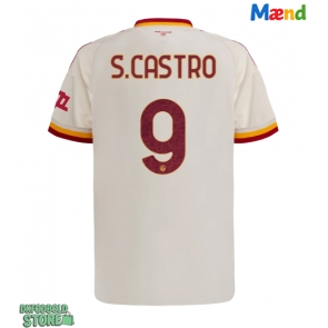 AS Roma Santiago Castro #9 Replika Udebanetrøje 2026-27 Kortærmet